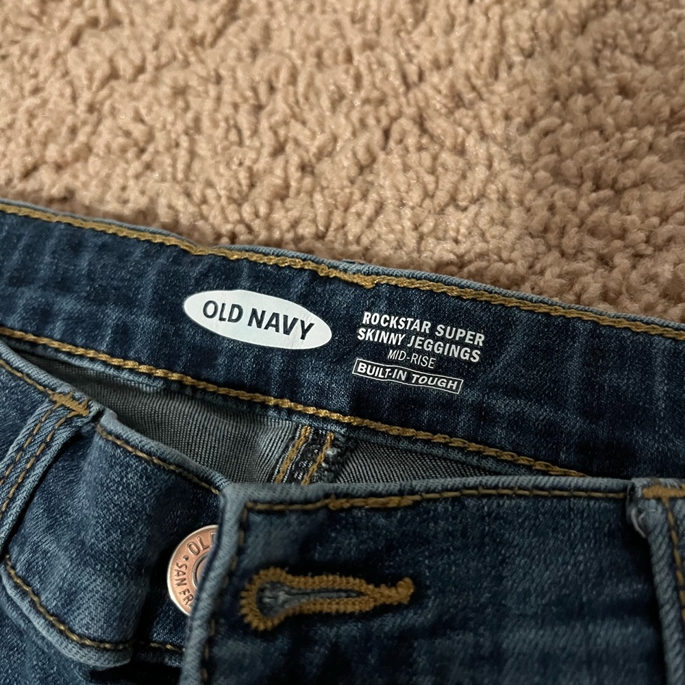 Girls old navy rockstar super skinny midrise jeggings